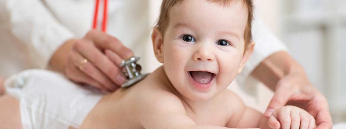 Pediatric and Adolescent Medicine in Wilbraham and Belchertown - doctor examines baby